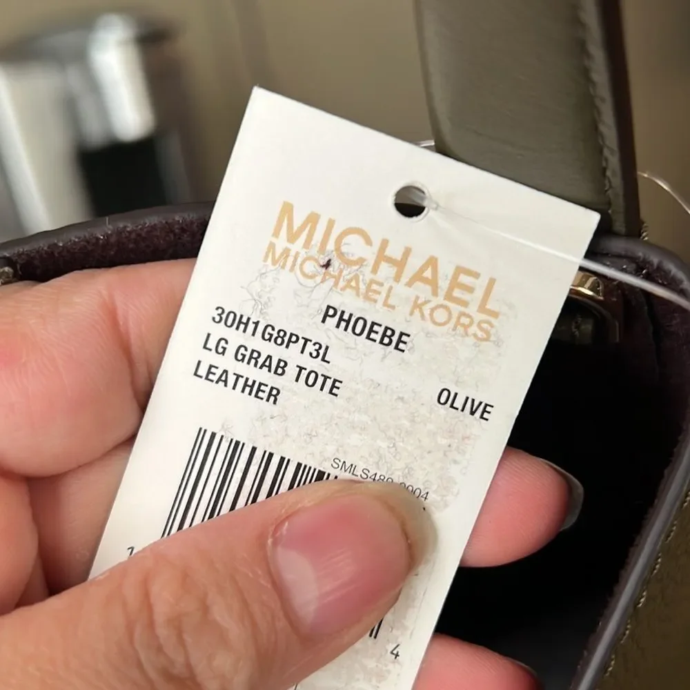 Michael Kors pebbled leather tote bag